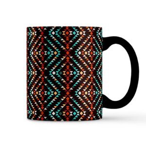 Tribal Pattern Mug | Boho Geometric Coffee Mug