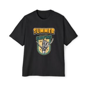 Endless Summer Skeleton Surf Oversized T-Shirt