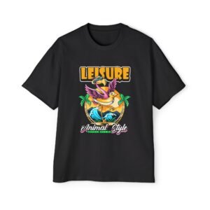 Leisure Animal Style Oversized T-Shirt