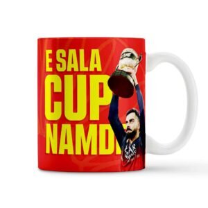 RCB 2025 Champions Mug – "Ee Sala Cup Namdu