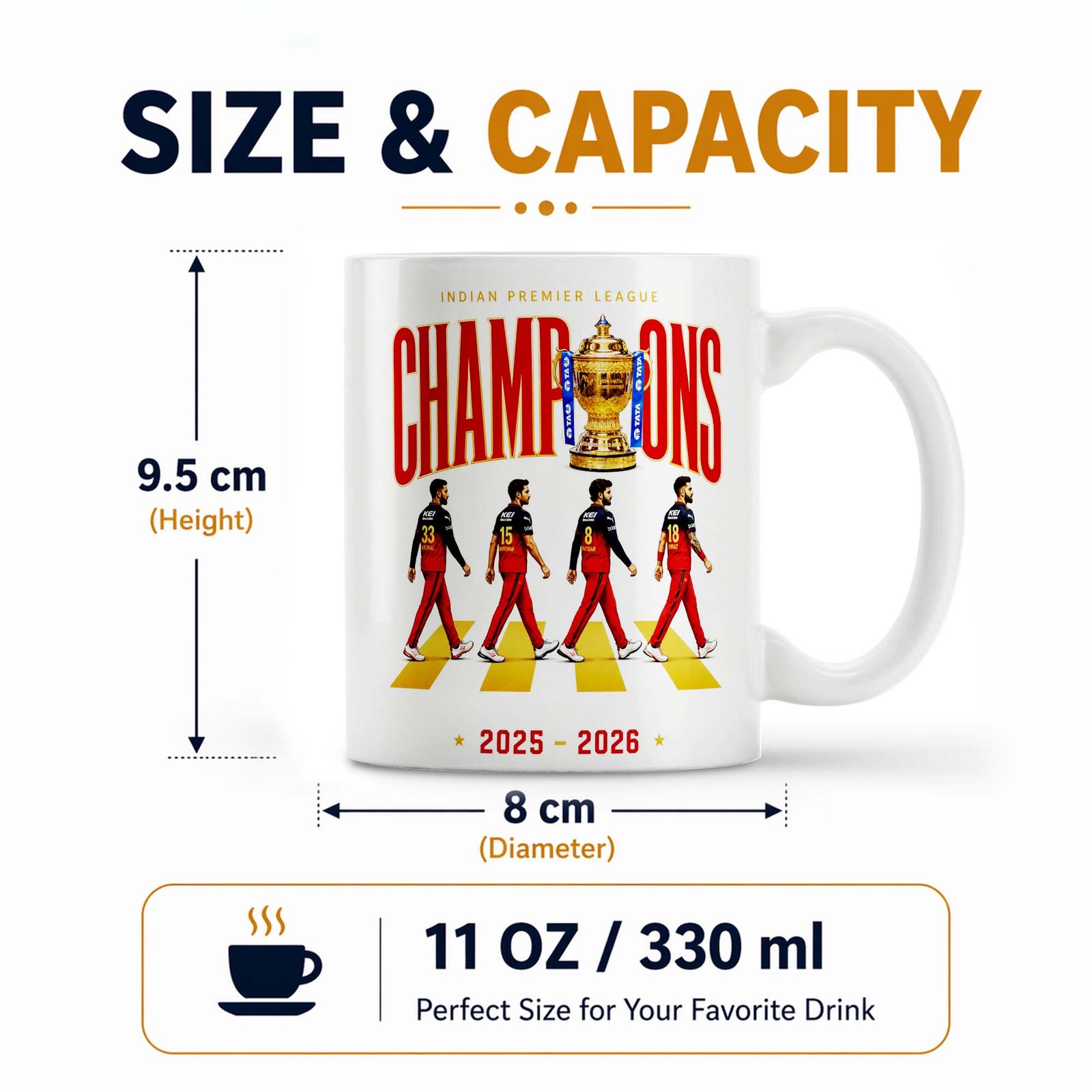 Size Capacity 32